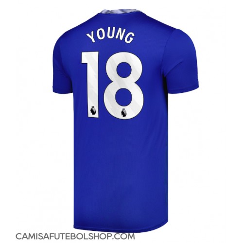 Camisa de time de futebol Everton Ashley Young #18 Replicas 1º Equipamento 2024-25 Manga Curta